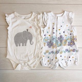 ベビーギャップ(babyGAP)のロンパース 2枚セット(ロンパース)