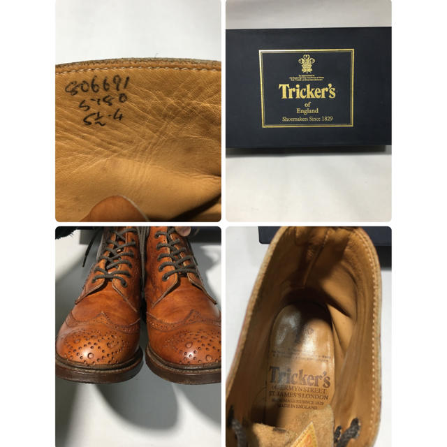 Trickers(トリッカーズ)のぴろ様専用 Tricker's トリッカーズ   カントリーブーツ UK5.5 レディースの靴/シューズ(ローファー/革靴)の商品写真