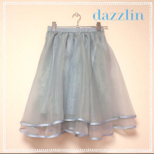 dazzlin(ダズリン)のdazzlin＊オーガンジースカート レディースのスカート(ひざ丈スカート)の商品写真