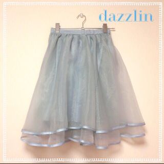 ダズリン(dazzlin)のdazzlin＊オーガンジースカート(ひざ丈スカート)