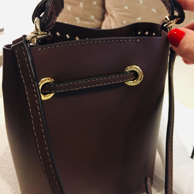 紗栄子愛用 フルラ パンチング ミニバッグ 2way FURLA ステイシー