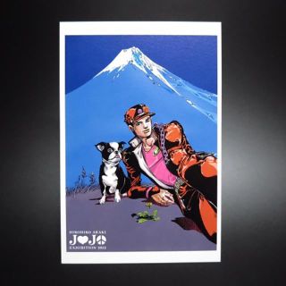 新品 2012 ジョジョ展 ポストカード 第三部 空条承太郎 イギー (その他)