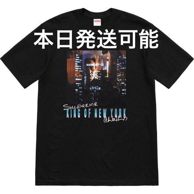 Supreme New York Tee 黒L 19ss 納品書付