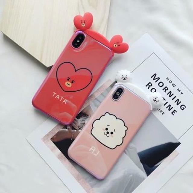 BTS　iPhoneケース スマホケース TATA　RJ　BT21 防弾少年団 スマホ/家電/カメラのスマホアクセサリー(iPhoneケース)の商品写真