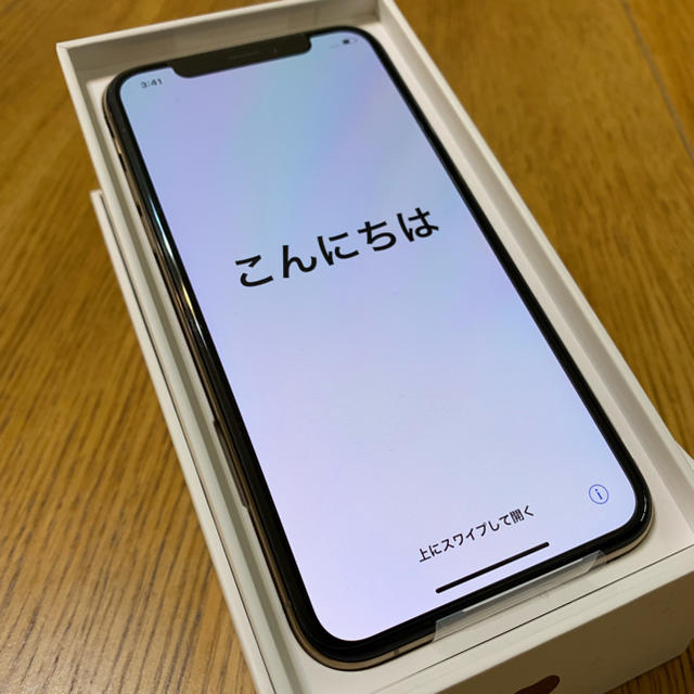 【新品】iPhoneXS 64GB ゴールド SIMフリー済 状態○