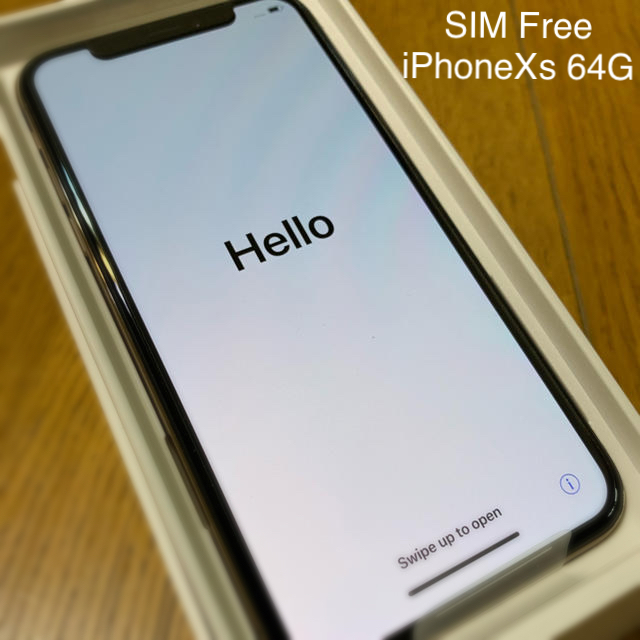 iPhoneXs ゴールド　64G