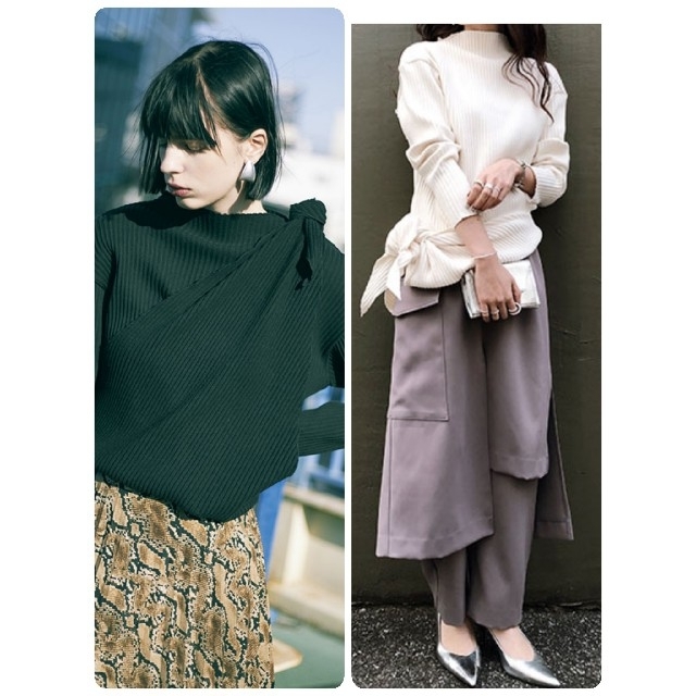 Ameri VINTAGE(アメリヴィンテージ)の☺様専用　ameri IRREGULAR HEM DESIGN TOP

 レディースのトップス(ニット/セーター)の商品写真