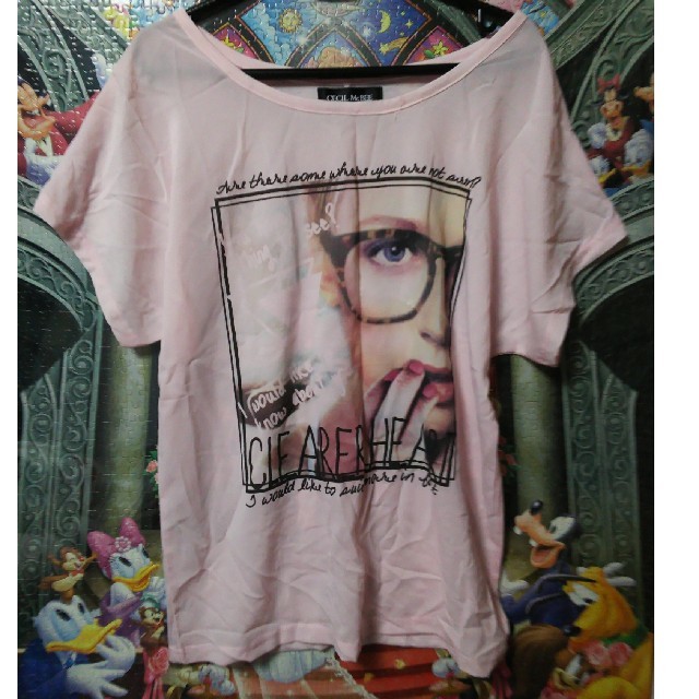 CECIL McBEE(セシルマクビー)のCECILMcBEE 半袖Ｔシャツ レディースのトップス(Tシャツ(半袖/袖なし))の商品写真