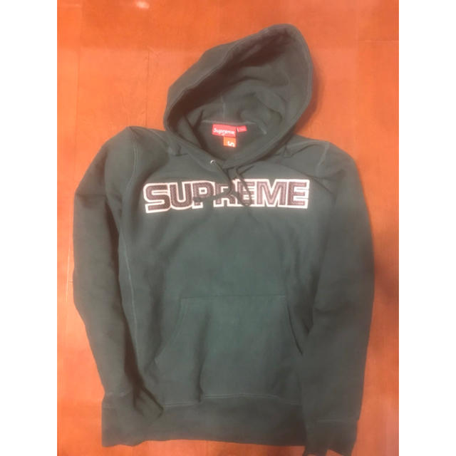 パーカーSupreme Perforated Leather Hooded