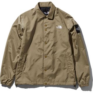 ザノースフェイス(THE NORTH FACE)の【新品】ザノースフェイス コーチジャケット L ベージュ アウトドア サッカー(ブルゾン)