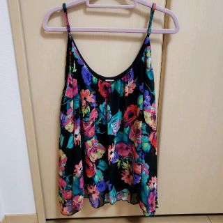 ムルーア(MURUA)ののんびりのすけ様専用♡♡MURUA 花柄シフォンキャミソール(キャミソール)