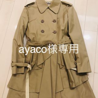 ミュウミュウ トレンチコート(レディース)の通販 35点 | miumiuの