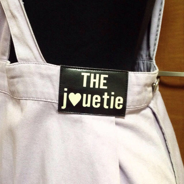 jouetie(ジュエティ)のJouetieサロペ✖️フラン水色くま レディースのスカート(ひざ丈スカート)の商品写真