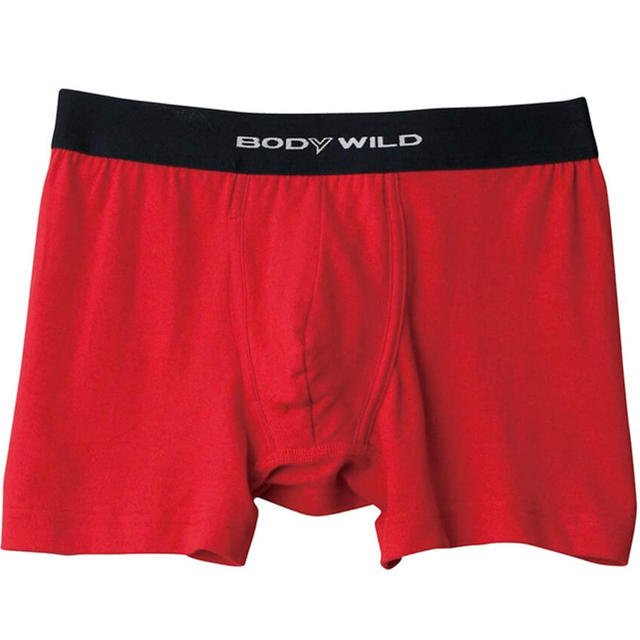 GUNZE(グンゼ)のBODY WILD ☆メンズ ボクサーパンツ LL 赤 メンズのアンダーウェア(ボクサーパンツ)の商品写真