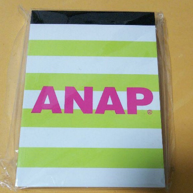 ANAP(アナップ)のANAP メモ帳 インテリア/住まい/日用品の文房具(ノート/メモ帳/ふせん)の商品写真