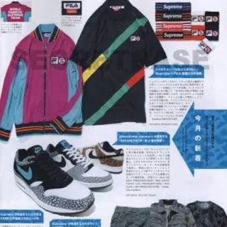 シュプリーム SUPREME フィラ FILA 07SS トラックジャケット L