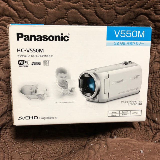 Panasonic(パナソニック)のパナソニック ビデオカメラ HC-V550M スマホ/家電/カメラのカメラ(ビデオカメラ)の商品写真
