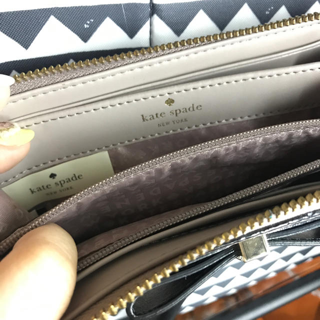 kate spade new york(ケイトスペードニューヨーク)のケイトスペード kate spade 長財布 ベージュ 美品  メンズのファッション小物(長財布)の商品写真