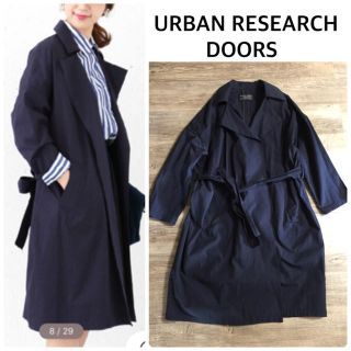 アーバンリサーチドアーズ(URBAN RESEARCH DOORS)の【URBAN RESEARCH DOORS】コットンワイドビッグコート(スプリングコート)