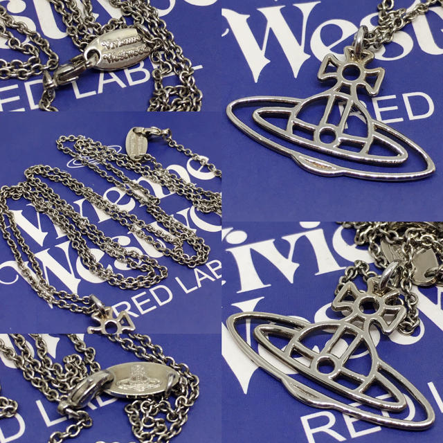 Vivienne Westwood(ヴィヴィアンウエストウッド)のシンラインフラットオーブペンダント レディースのアクセサリー(ネックレス)の商品写真