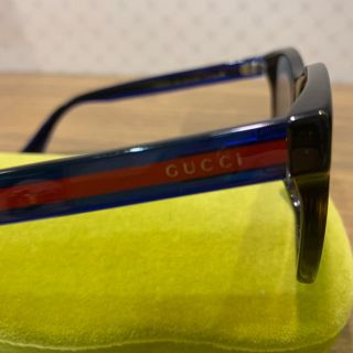 グッチ(Gucci)のGUCCI 伊達眼鏡 サングラス シェリーライン 美品(サングラス/メガネ)