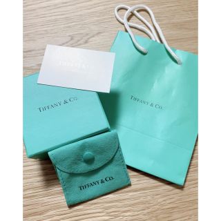 ティファニー(Tiffany & Co.)のTIFFANY&Co.のピアス入れと箱と袋(小物入れ)