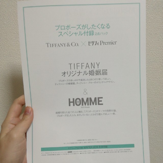 Tiffany & Co.(ティファニー)のティファニー　婚姻届♪ ハンドメイドのウェディング(その他)の商品写真