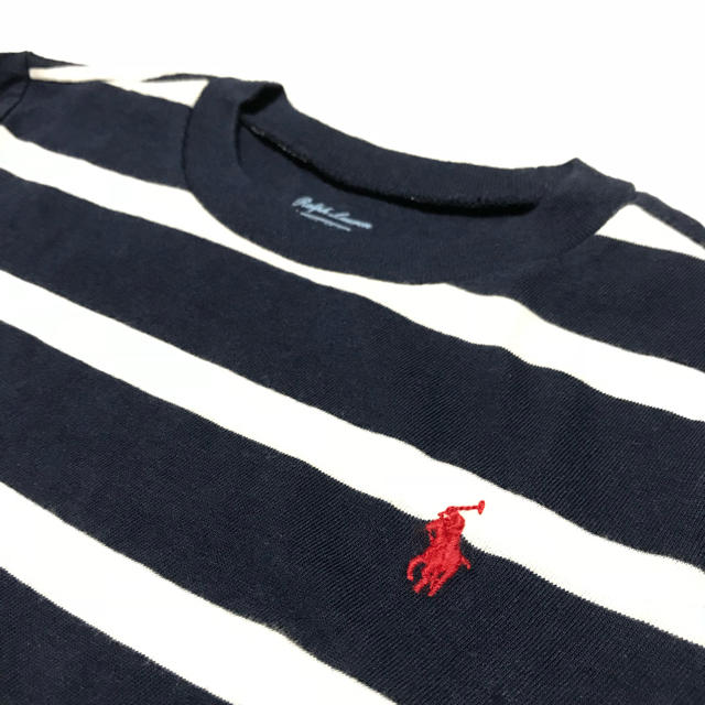 Ralph Lauren(ラルフローレン)の新品✨ボーダー ロングスリーブ Tシャツ 18M/85 キッズ/ベビー/マタニティのベビー服(~85cm)(Ｔシャツ)の商品写真