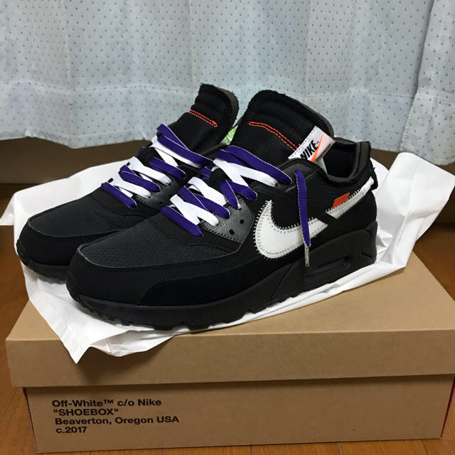 27.5 BLACK nike off white air max 90