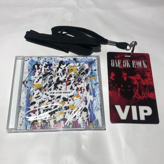 ワンオクロック(ONE OK ROCK)のワンオク EYE OF THE STORM サイン入りCD(ミュージシャン)