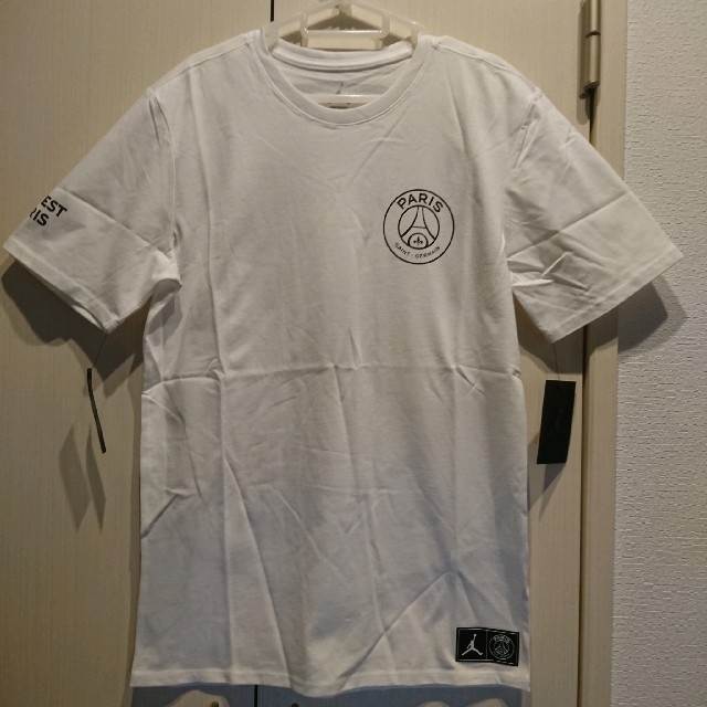 NIKE(ナイキ)のPSG ジョーダン 18/19 ロゴ Tシャツ サイズ M メンズのトップス(Tシャツ/カットソー(半袖/袖なし))の商品写真