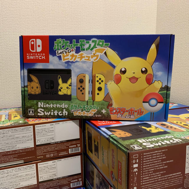 新品★任天堂 Switch ポケモン Lets Go！ ピカチュウセット 12台