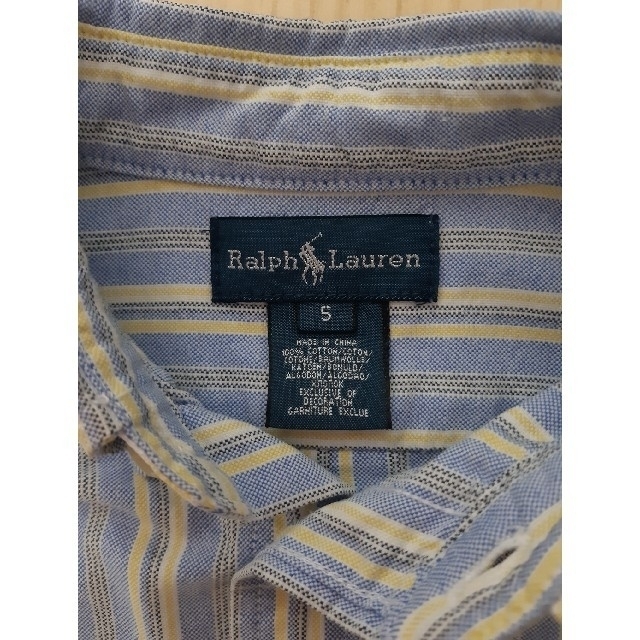 Ralph Lauren(ラルフローレン)のラルフローレン　110-120   シャツ キッズ/ベビー/マタニティのキッズ服男の子用(90cm~)(ブラウス)の商品写真