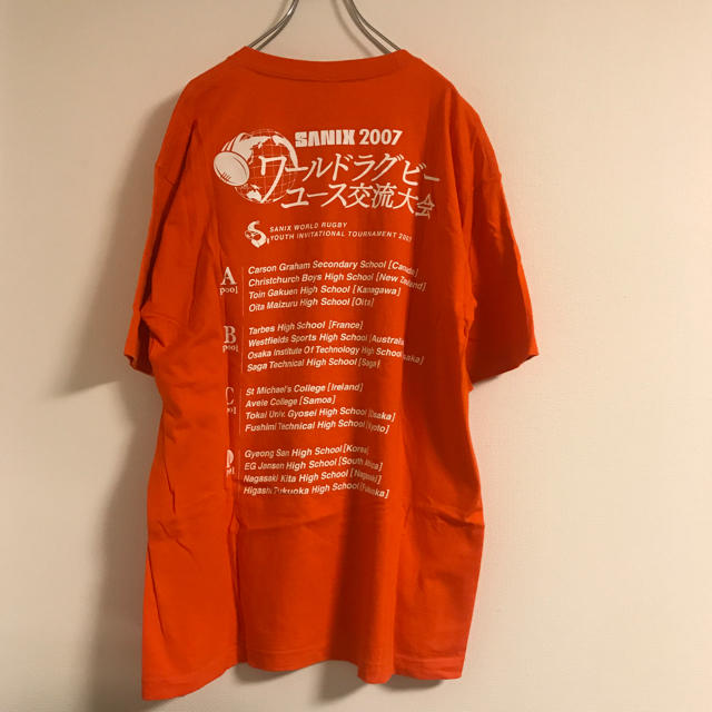 サニックス ワールドラグビーユース 交流大会 半袖 Tシャツ XLサイズ スポーツ/アウトドアのスポーツ/アウトドア その他(ラグビー)の商品写真