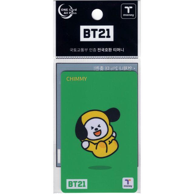 防弾少年団(BTS) - 【未開封】BT21 CHIMMY 韓国 交通カード T-money (7E)の通販 by E＆E's shop｜ボウ