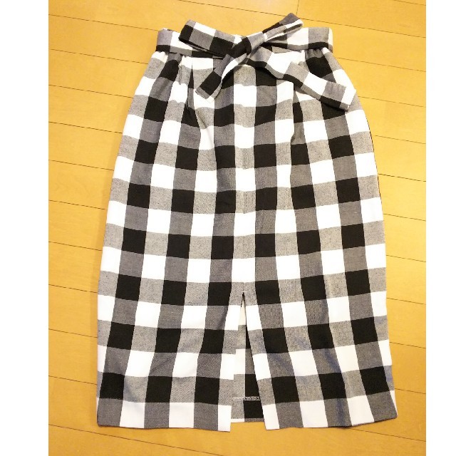 ViS(ヴィス)の春 夏 タイトスカート ギンガムチェック レディースのスカート(ひざ丈スカート)の商品写真
