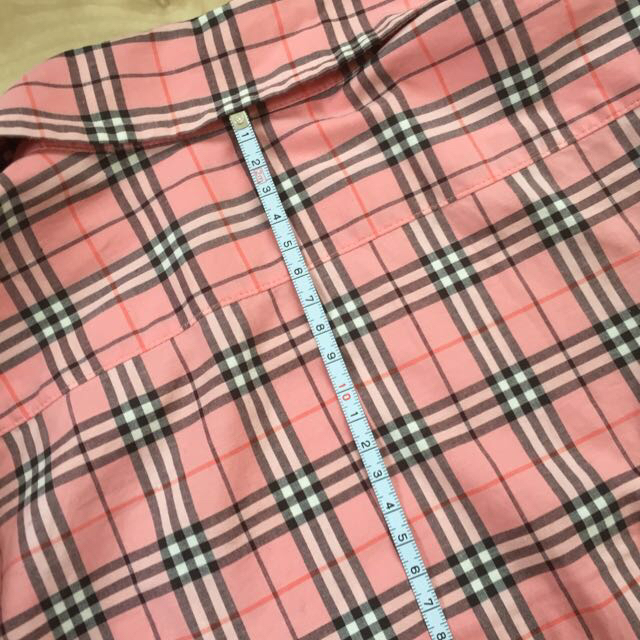 BURBERRY - レア!バーバリーピンクチェック柄!シャツの通販 by BURBERRY - レア!バーバリーピンクチェック柄!シャツの通販 by
