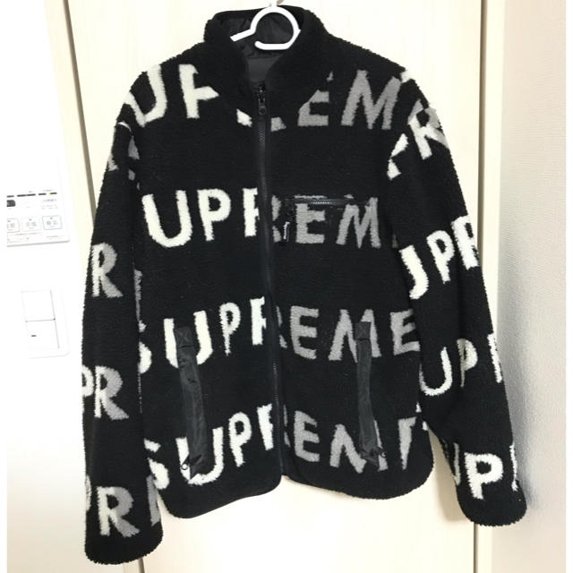 Supreme 18fw シュプリーム リバーシブル フリース ジャケット Mジャケット/アウター