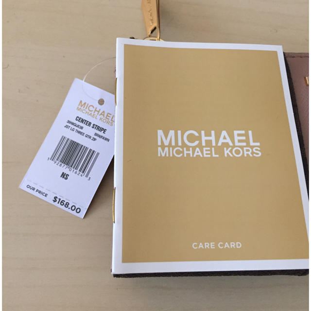 Michael Kors(マイケルコース)の【ちゃまる様専用】マイケルコース 長財布 ピンク×ブラウン レディースのファッション小物(財布)の商品写真