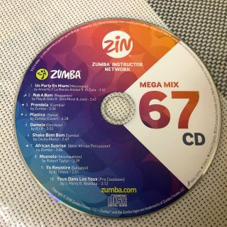 ズンバ(Zumba)のZUMBA MEGA MIX Vol. 67 CD(スポーツ/フィットネス)