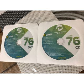 ズンバ(Zumba)の【セット】ZUMBA ZIN Vol.76 DVD & CD (スポーツ/フィットネス)