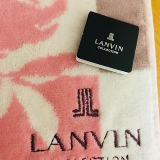 ランバン(LANVIN)のランバン  名前入り ハンカチ　yoshiko 刺繍(オーダーメイド)