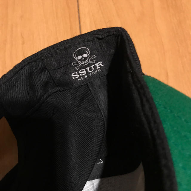 SSUR(サー)のSSUR CROOKLYN SNAPBACK BLACK キャップ メンズの帽子(キャップ)の商品写真
