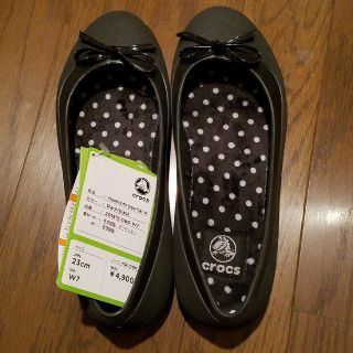 クロックス(crocs)の【週末限定価格】！【定価以下】クロックス　23センチ　黒(ハイヒール/パンプス)