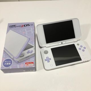 ニンテンドー2DS(ニンテンドー2DS)の美品！Newニンテンドー2DS LL ホワイト×ラベンダ(携帯用ゲーム機本体)