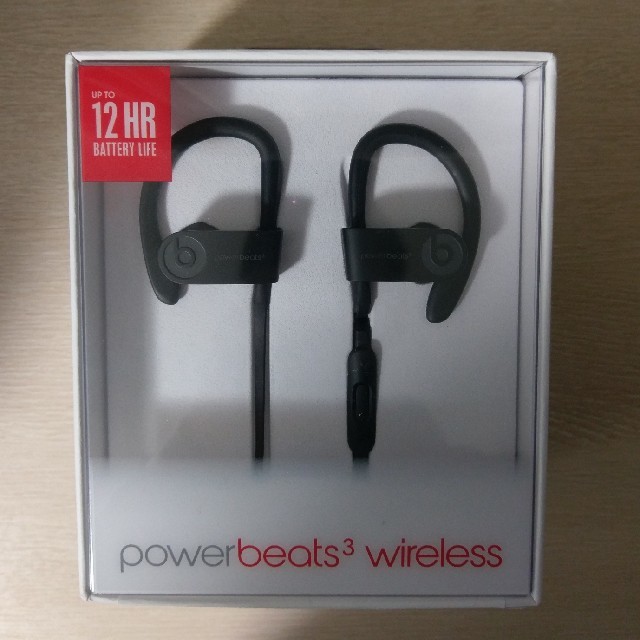 【新品未開封】Powerbeats3 Wirelessイヤホン-ブラックのサムネイル