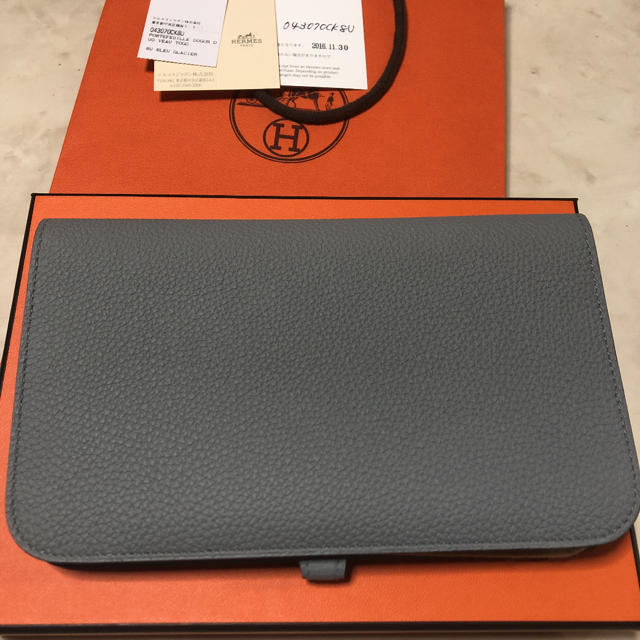 Hermes - 新品未使用 エルメス ドゴン 長財布 グレーの通販 by 4×8's