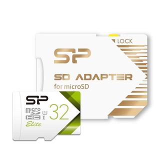 シリコンパワーmicroSD カード32GBclass10アダプタ付永久保証 (その他)
