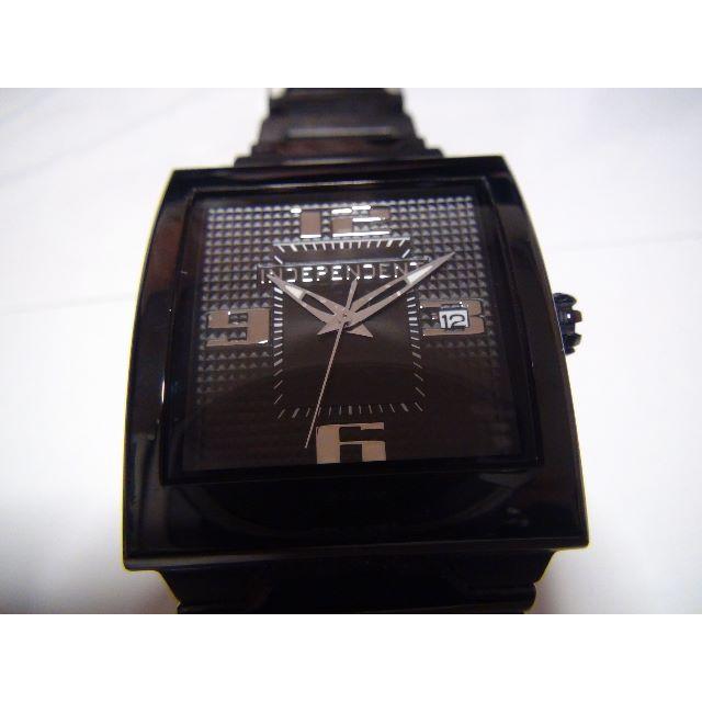 INDEPENDENT(インディペンデント)のINDEPENDENTの腕時計メンズ稼動品　ブラック メンズの時計(腕時計(アナログ))の商品写真