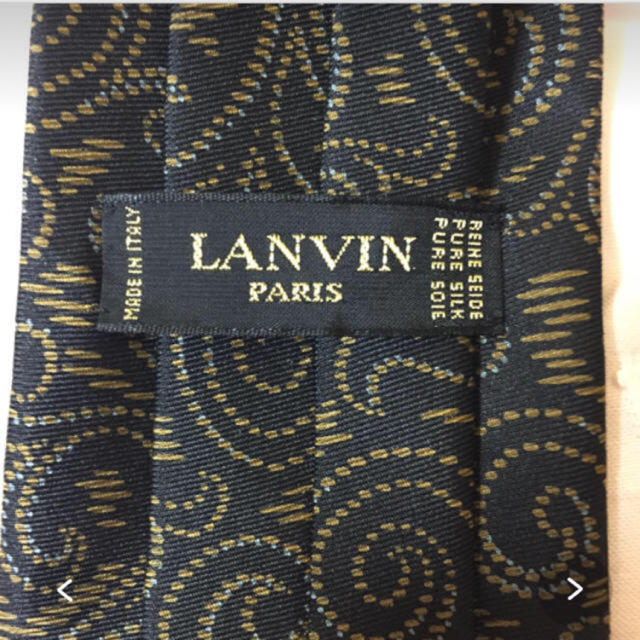 LANVIN(ランバン)のランバンLANVINネクタイ  イタリア製 メンズのファッション小物(ネクタイ)の商品写真